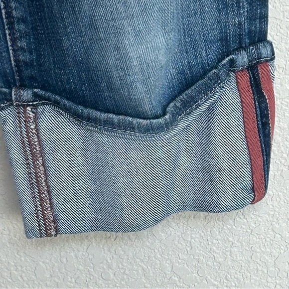 7 For All Mankind Crop Mia Jeans Women’s Size 30 Dark Wash Cuffed Denim USA - Picture 4 of 8